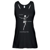 Sassy Skeleton: Im Fine Ladies Essential Flowy Tank