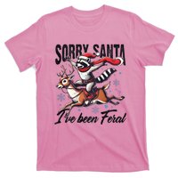 Sorry Santa I’Ve Been Feral Raccoon Riding Horse T-Shirt