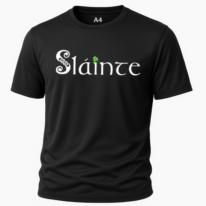 Slainte, Sláinte Irish Cheers, Health, St Patrick's Day Cooling Performance Crew T-Shirt