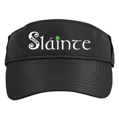 Slainte, Sláinte Irish Cheers, Health, St Patrick's Day Adult Drive Performance Visor