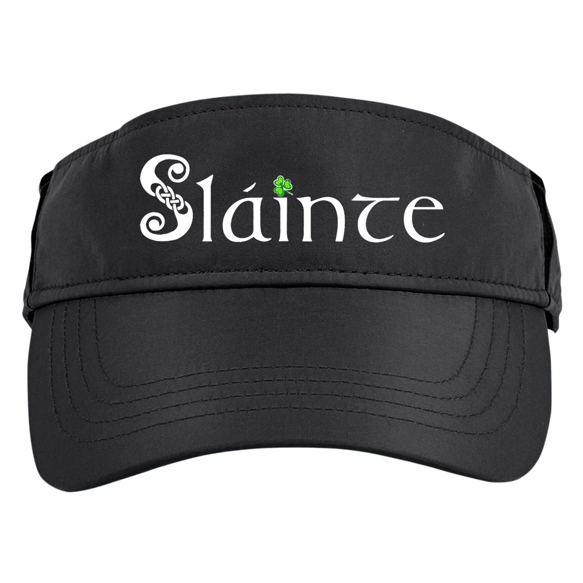 Slainte, Sláinte Irish Cheers, Health, St Patrick's Day Adult Drive Performance Visor
