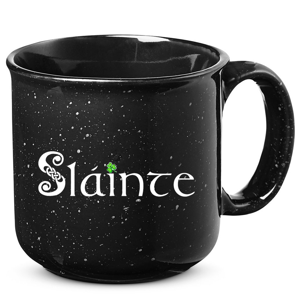 Slainte, Sláinte Irish Cheers, Health, St Patrick's Day 15oz Campfire Ceramic Mug