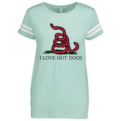 Shithead Steve I Love Hot Dogs Enza Ladies Jersey Football T-Shirt