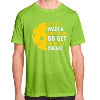 Soft Serve Ice Cream Paddleball Sports Pickleball Player Adult ChromaSoft Performance T-Shirt