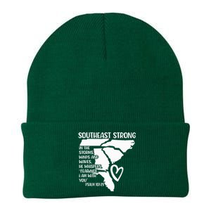 Southeast Strong In The Storms Winds And Waves He Whispers Knit Cap Winter Beanie