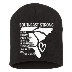 Southeast Strong In The Storms Winds And Waves He Whispers Short Acrylic Beanie