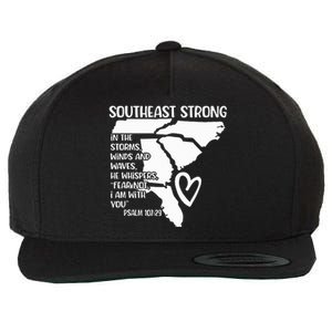 Southeast Strong In The Storms Winds And Waves He Whispers Wool Snapback Cap