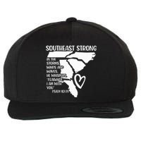 Southeast Strong In The Storms Winds And Waves He Whispers Wool Snapback Cap