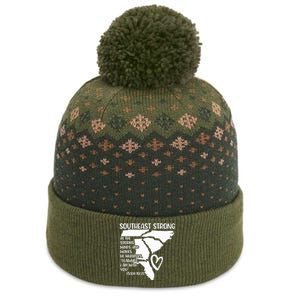 Southeast Strong In The Storms Winds And Waves He Whispers The Baniff Cuffed Pom Beanie