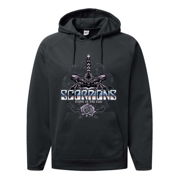 Scorpions Sting In The Tail Performance Fleece Hoodie