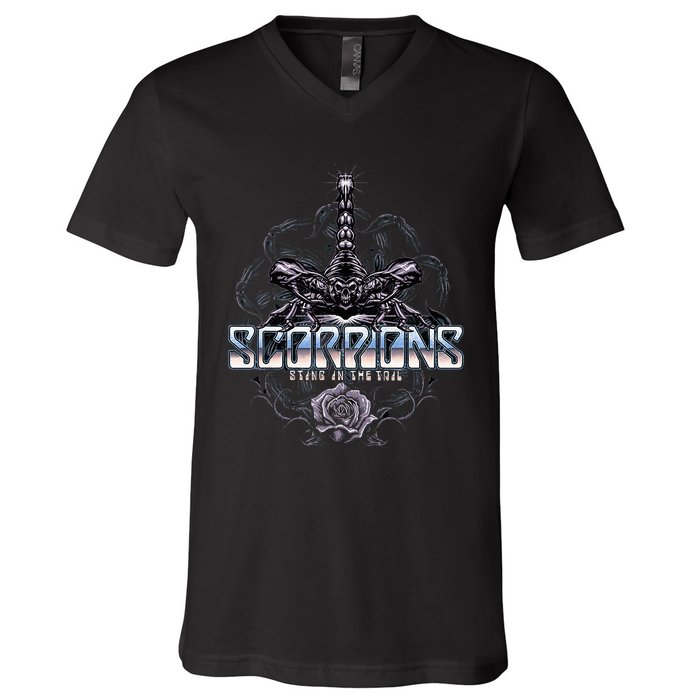 Scorpions Sting In The Tail V-Neck T-Shirt