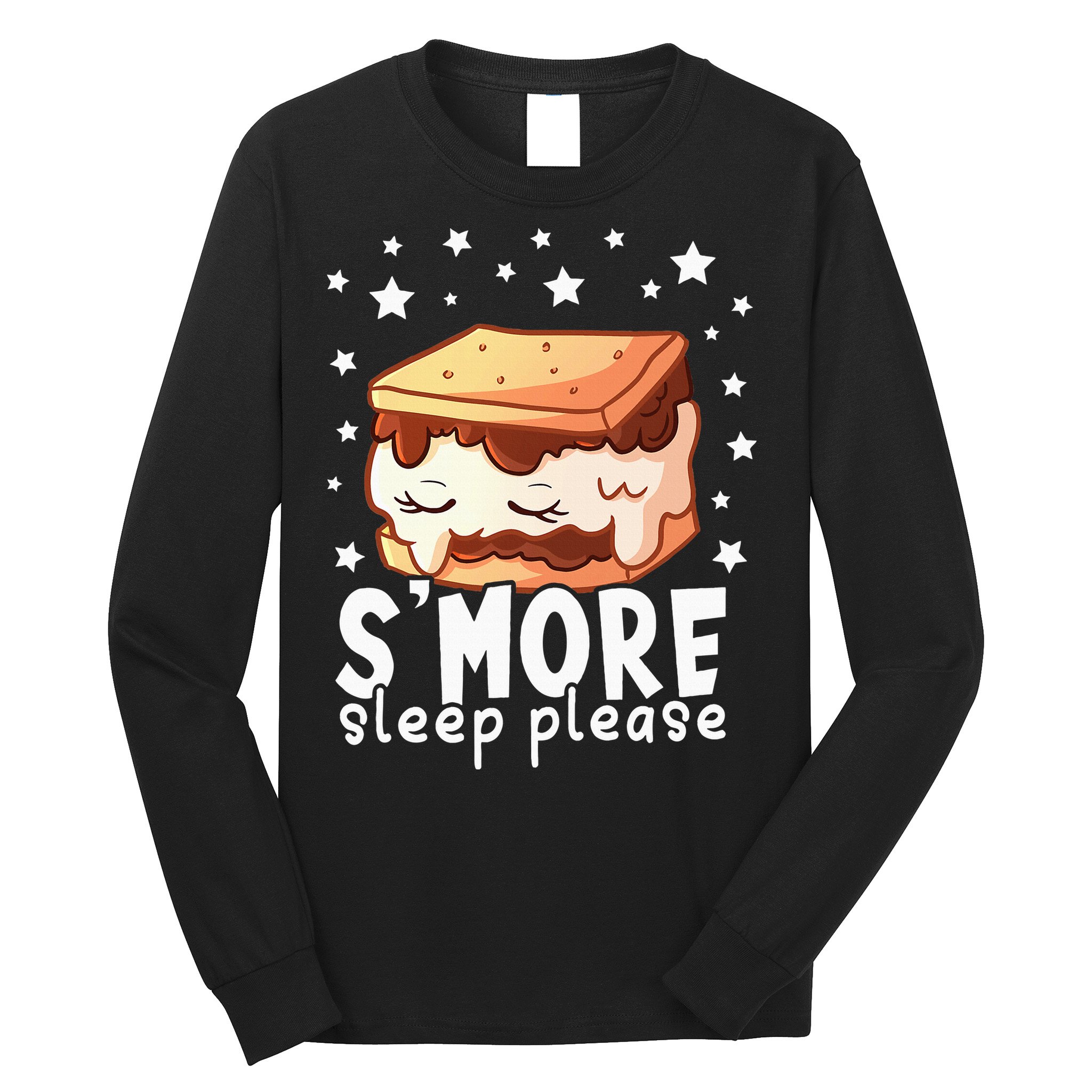 Smore Sleep I Marshmallow Pajamas Forcamping Long Sleeve Shirt