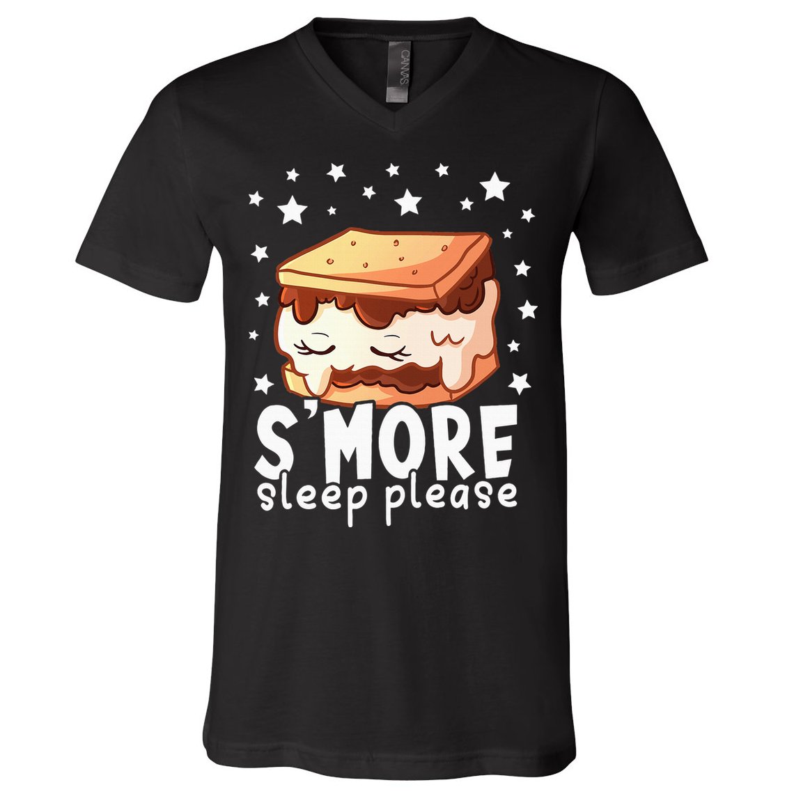 Smore Sleep I Marshmallow Pajamas Forcamping V-Neck T-Shirt