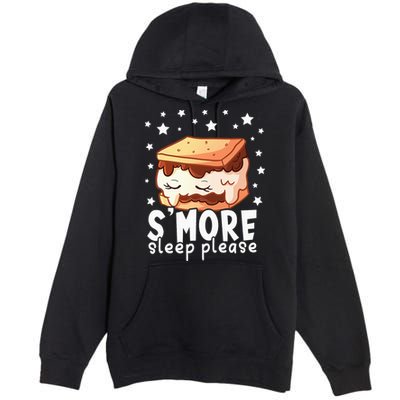 Smore Sleep I Marshmallow Pajamas Forcamping Premium Pullover Hoodie