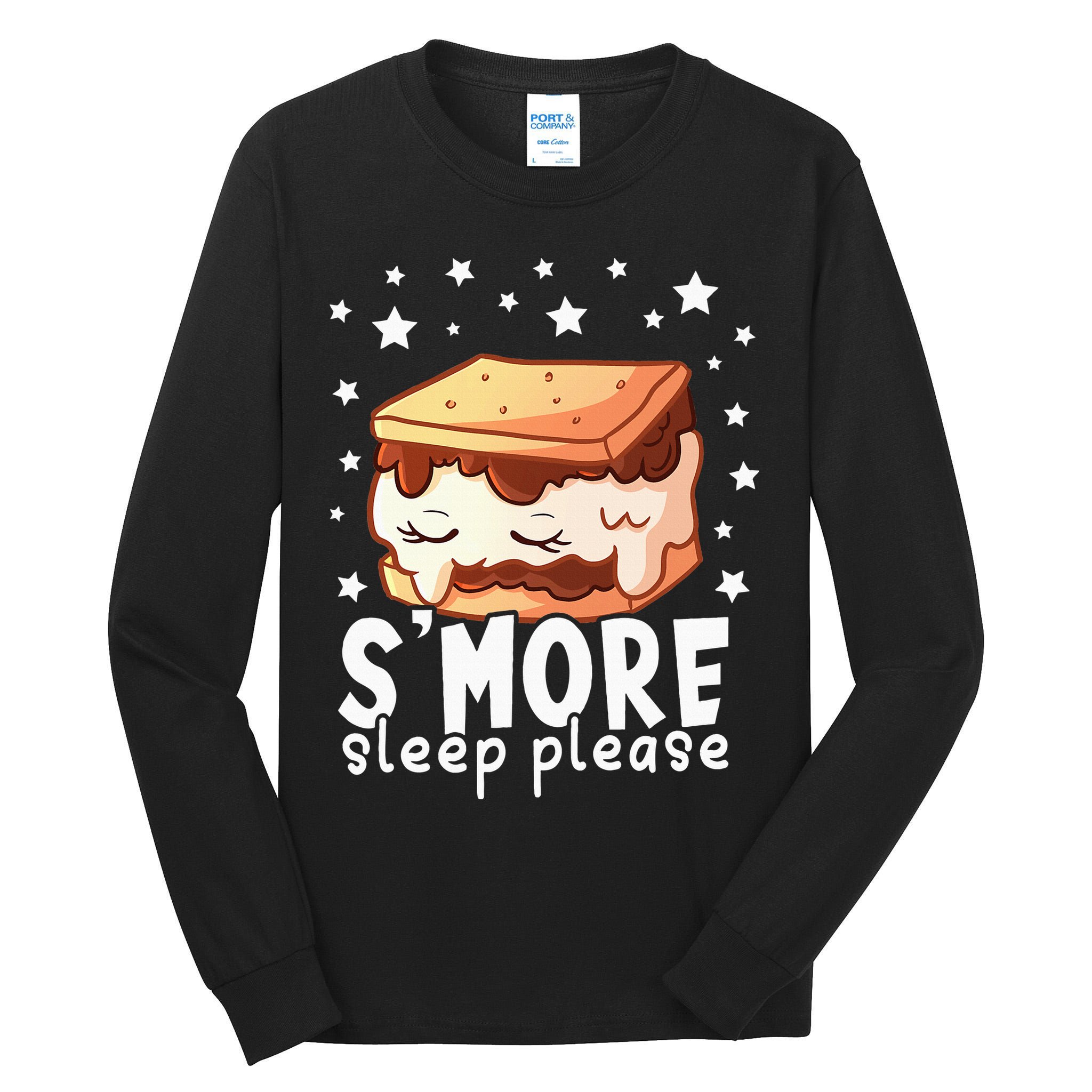 Smore Sleep I Marshmallow Pajamas Forcamping Tall Long Sleeve T-Shirt