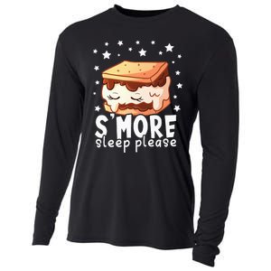 Smore Sleep I Marshmallow Pajamas Forcamping Cooling Performance Long Sleeve Crew