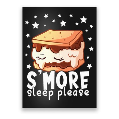 Smore Sleep I Marshmallow Pajamas Forcamping Poster