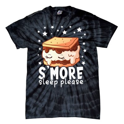 Smore Sleep I Marshmallow Pajamas Forcamping Tie-Dye T-Shirt