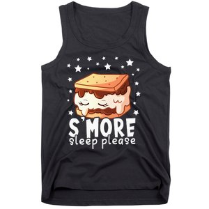 Smore Sleep I Marshmallow Pajamas Forcamping Tank Top