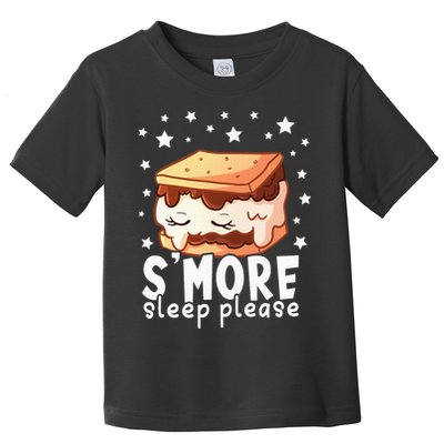 Smore Sleep I Marshmallow Pajamas Forcamping Toddler T-Shirt