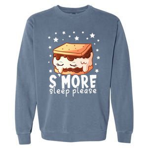 Smore Sleep I Marshmallow Pajamas Forcamping Garment-Dyed Sweatshirt