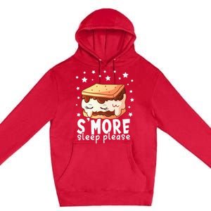 Smore Sleep I Marshmallow Pajamas Forcamping Premium Pullover Hoodie