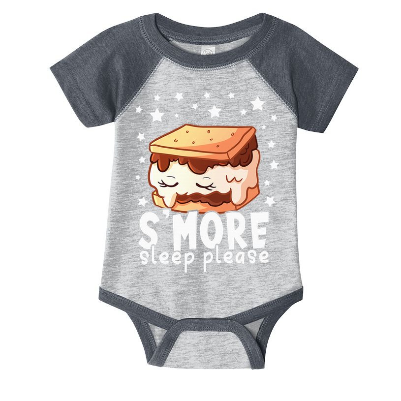 Smore Sleep I Marshmallow Pajamas Forcamping Infant Baby Jersey Bodysuit