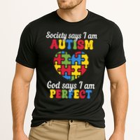 Society Says I Am Autism Go Days I Am Perfect Cooling Performance Crew T-Shirt