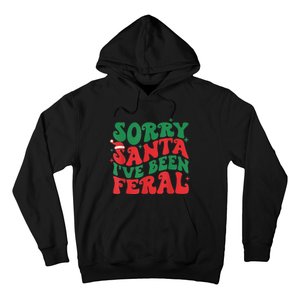 Sorry Santa IVe Been Feral Hoodie