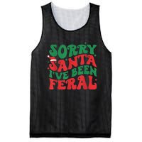 Sorry Santa IVe Been Feral Mesh Reversible Basketball Jersey Tank