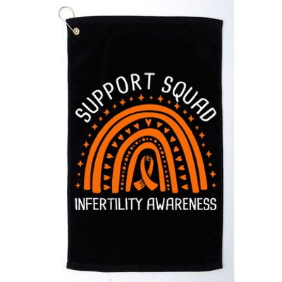 Support Squad Infertility Awareness Platinum Collection Golf Towel