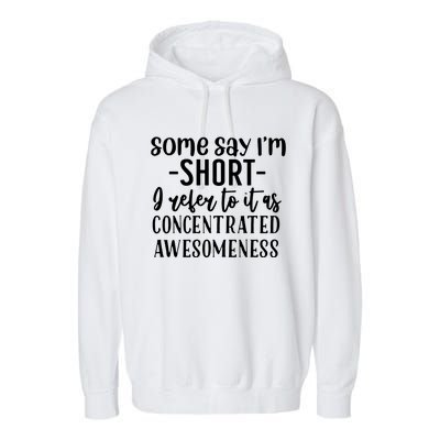 Some Say IM Short Garment-Dyed Fleece Hoodie