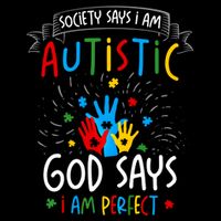 Society Says I Am Autistic God Says I Am Perfect Autism Gift Impact Tech Backpack