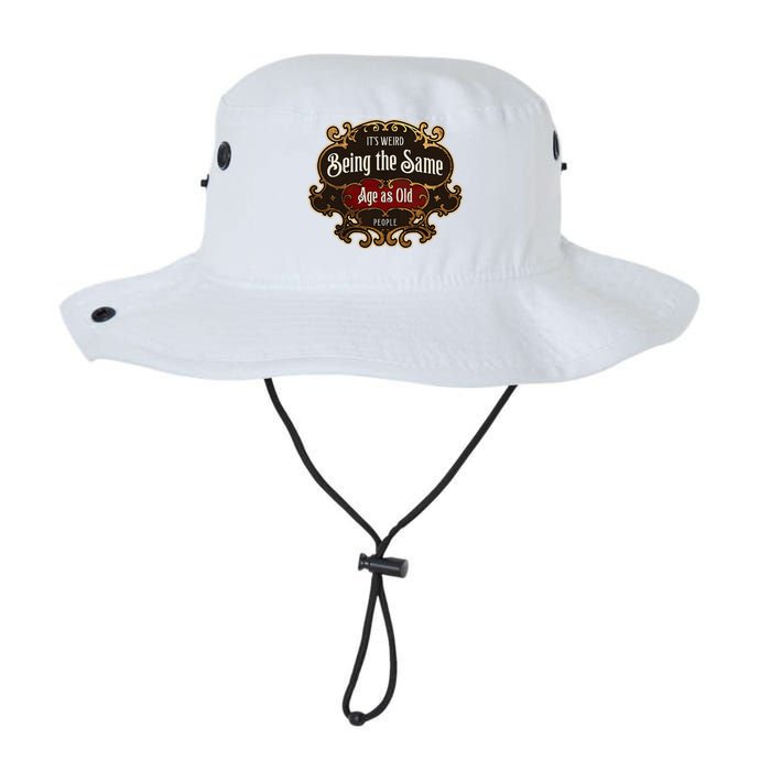 Senior Sarcasm ItS Weird Being The Same Age As Old People Legacy Cool Fit Booney Bucket Hat