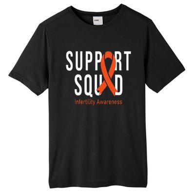 Support Squad Infertility Awareness Orange Ribbon Month Tall Fusion ChromaSoft Performance T-Shirt