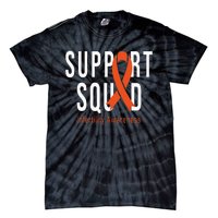 Support Squad Infertility Awareness Orange Ribbon Month Tie-Dye T-Shirt