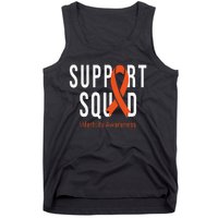 Support Squad Infertility Awareness Orange Ribbon Month Tank Top