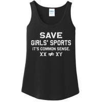 Save Sports Its Common Sense Xx Different To Xy Ladies Essential Tank