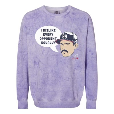 Spencer Strider I Dislike Every Opponent Equally Colorblast Crewneck Sweatshirt