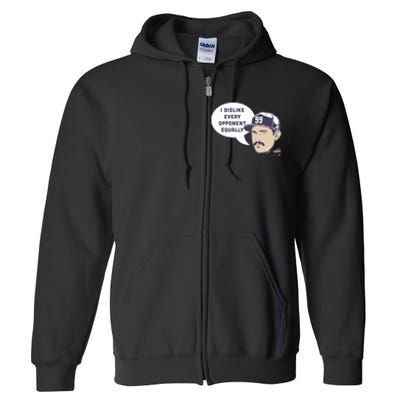 Spencer Strider I Dislike Every Opponent Equally Full Zip Hoodie