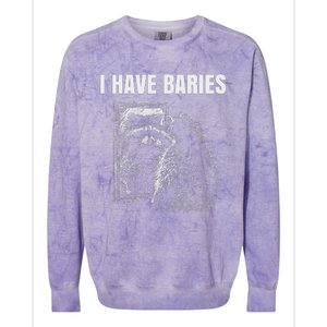 Sarcastic Saying I Have Rabies Meme Colorblast Crewneck Sweatshirt