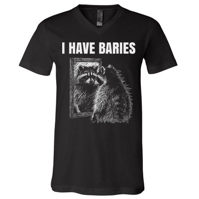 Sarcastic Saying I Have Rabies Meme V-Neck T-Shirt