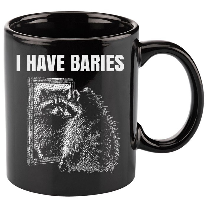 Sarcastic Saying I Have Rabies Meme 11oz C Handle Ceramic Mug