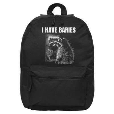 Sarcastic Saying I Have Rabies Meme 16 in Basic Backpack