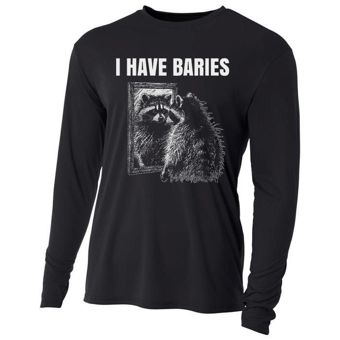 Sarcastic Saying I Have Rabies Meme Cooling Performance Long Sleeve Crew