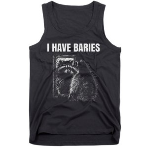 Sarcastic Saying I Have Rabies Meme Tank Top