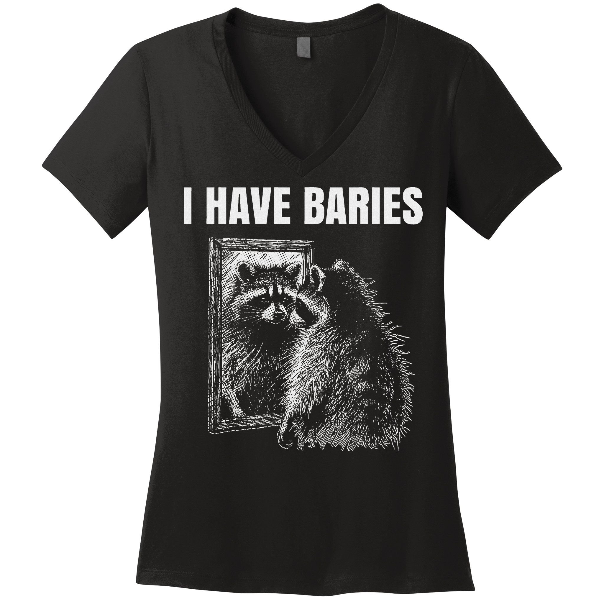 Sarcastic Saying I Have Rabies Meme Women's V-Neck T-Shirt