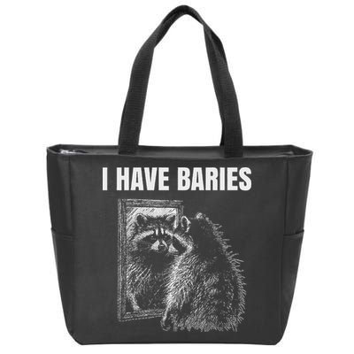 Sarcastic Saying I Have Rabies Meme Zip Tote Bag