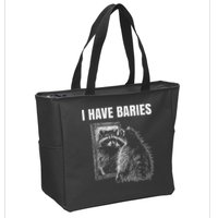 Sarcastic Saying I Have Rabies Meme Zip Tote Bag