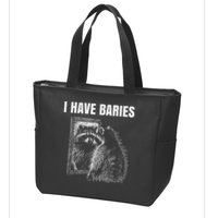 Sarcastic Saying I Have Rabies Meme Zip Tote Bag